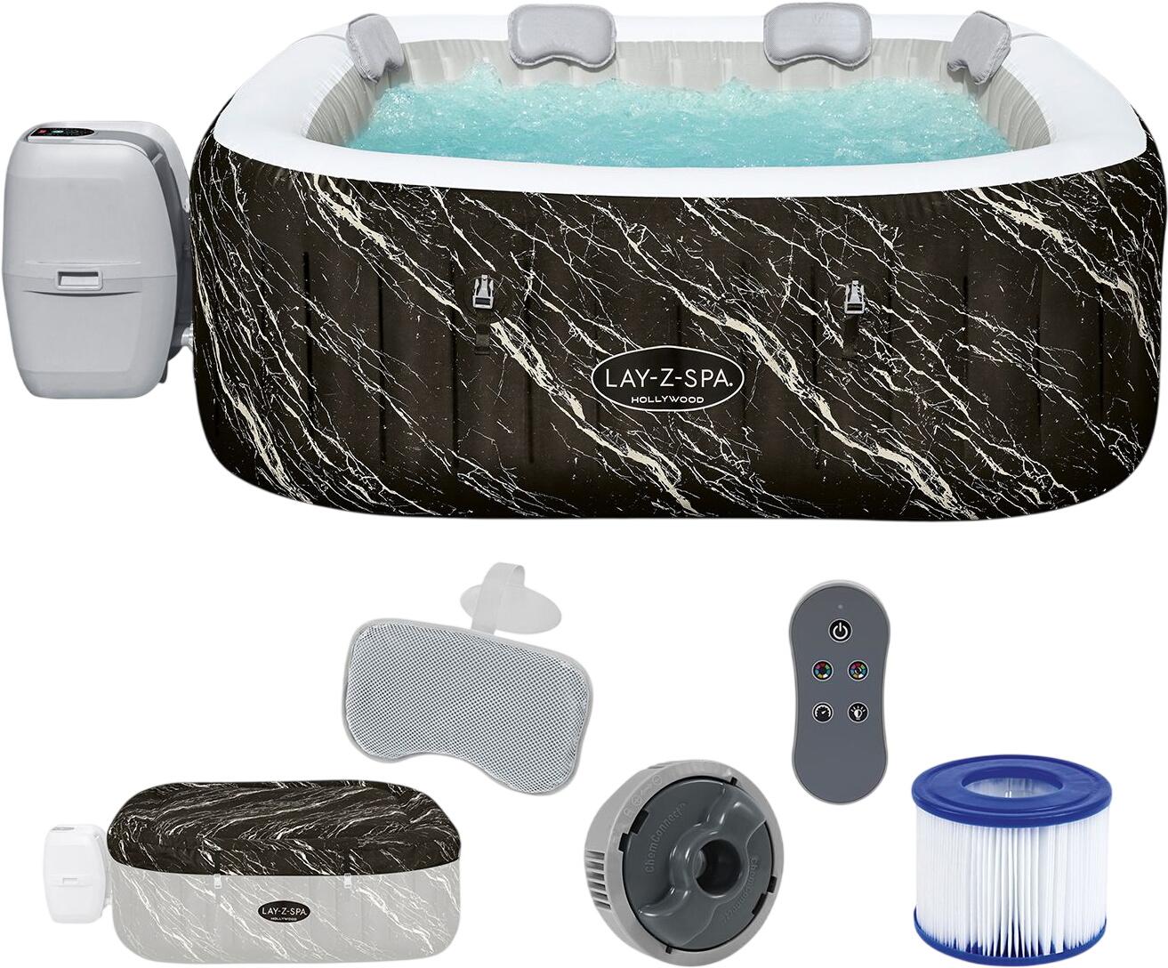 Bestway LAY-Z-SPA LED Whirlpool Hollywood AirJet (6001F_26)