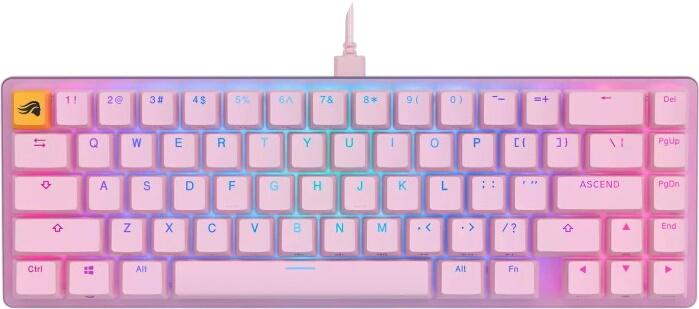 Glorious Gaming GMMK 2 Compact 65% rosa US (GLO-GMMK2-65-FOX-P)