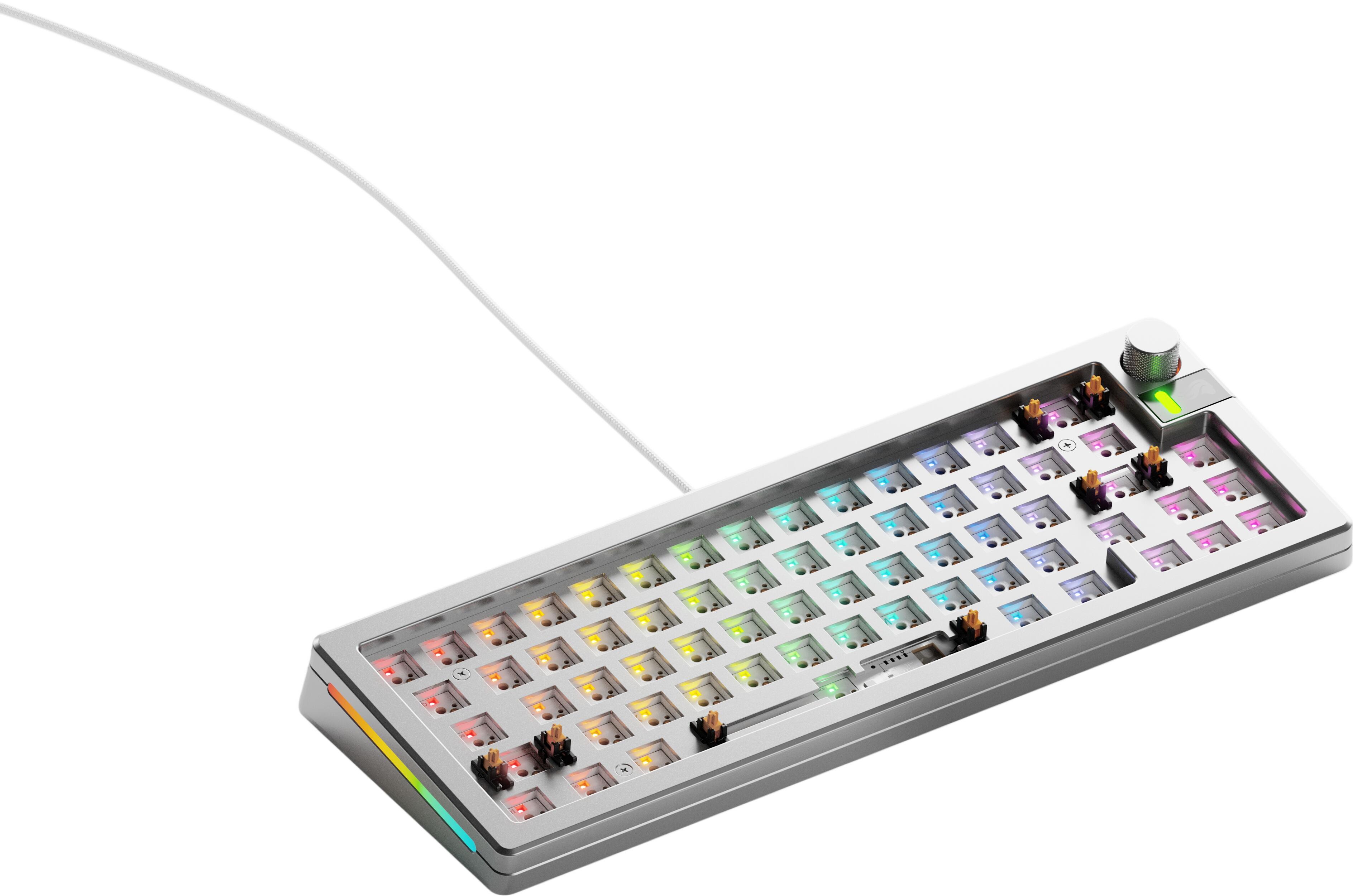 Glorious Gaming GMMK 3 Pro Barebone 65% ANSI (GLO-KB-GMMK3-PRO-65-BB-W-SIL-US)