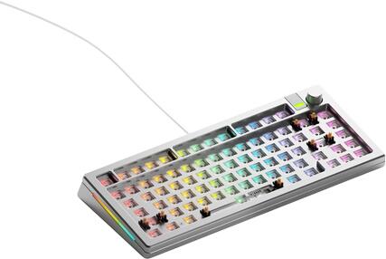 Glorious Gaming GMMK 3 Pro Barebone 75% silber ANSI (GLO-KB-GMMK3-PRO-75-BB-W-SIL-US)