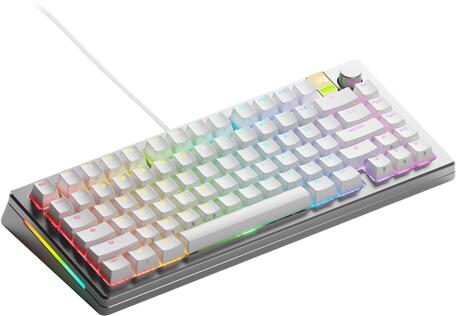 Glorious Gaming GMMK 3 Pro HE 75% Prebuilt silber US (GLO-KB-GMMK3-PRO-75-PB-HE-W-SIL-US)