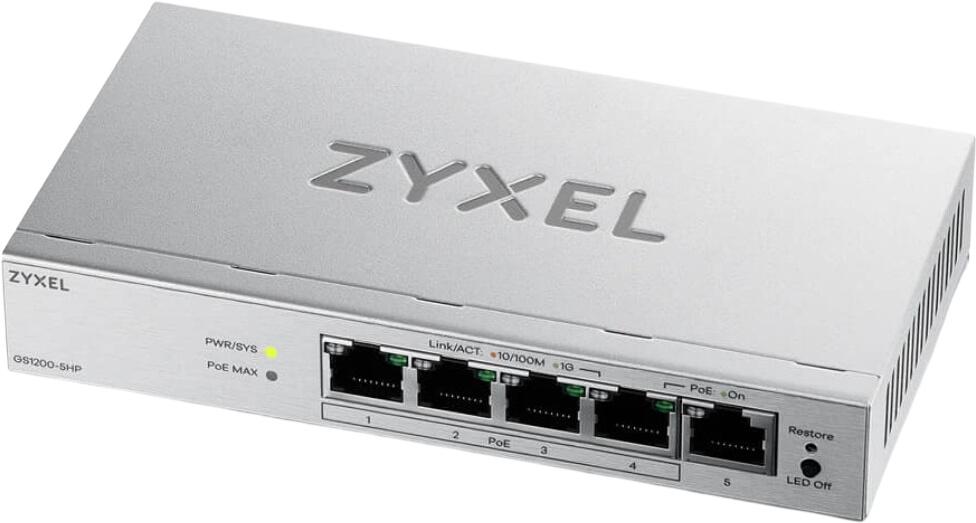 Zyxel GS1200-5HPv3