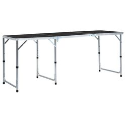 vidaXL Klappbarer Campingtisch 180 x 60 cm (48175)