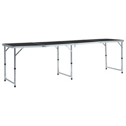 vidaXL Klappbarer Campingtisch 240 x 60 cm (48177)