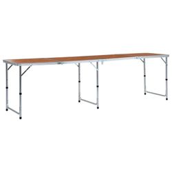 vidaXL Klappbarer Campingtisch 240 x 60 cm (48176)