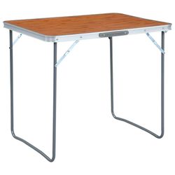 vidaXL Klappbarer Campingtisch mit Metallrahmen 80 x 60 cm (48170)