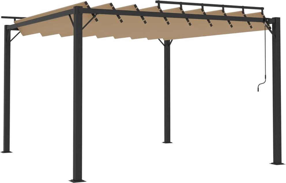 vidaXL Pergola mit Lamellendach 3 x 3 m (313925)