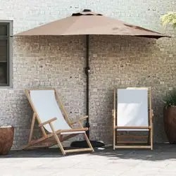 vidaXL Garten-Sonnenschirm Halb 294 x 150 x 224 cm (42003270)