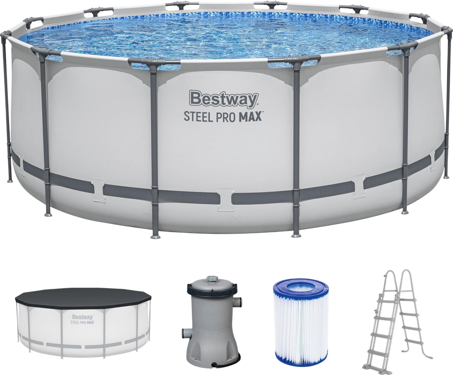 Bestway Steel Pro MAX Frame Pool Komplett Set Ø366 x 122 cm (56420_26)