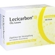 Athensteadt LECICARBON E CO2 LAXANS, 100 Supp. f. Erw.