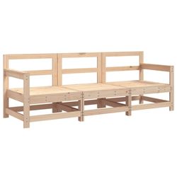 vidaXL Gartenlounge Set Massivholz Kiefer (86297817) vidaXL Gartenlounge Set Massivholz Kiefer (86297817)