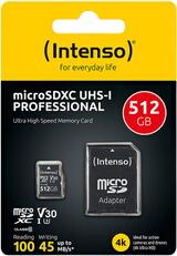Intenso microSD Karte UHS-I Professional 512GB (3433493)