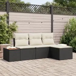 vidaXL Gartensofa-set mit Kissen mit Kissen 4 pcs (3348058)