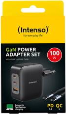 Intenso Power Adapter W100ACC GaN + C520C Kabel (7810010)