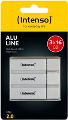 Intenso Alu Line 16GB 3er-Pack (3521473)
