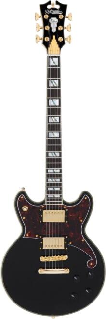 D'Angelico Deluxe Brighton Solid Black