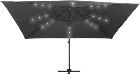 vidaXL Ampelschirm mit LED-Beleuchtung Alu-Mast 400x300 cm (47006) vidaXL Ampelschirm mit LED-Beleuchtung Alu-Mast 400x300 cm (47006)