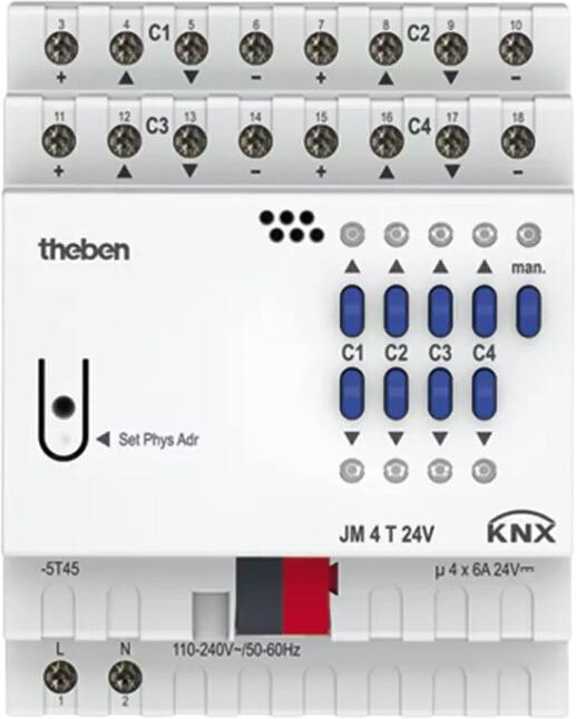 Theben JM 4 T 24V KNX (4940260)