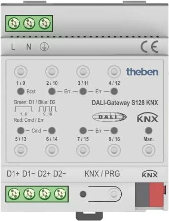 Theben DALI-Gateway S128 KNX (4940302)