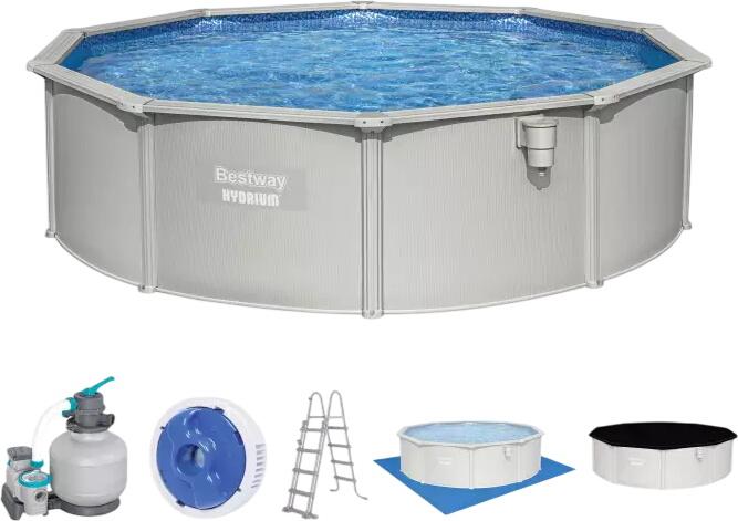 Bestway Hydrium Stahlwandpool Komplett-Set (56384_22/25) Bestway Hydrium Stahlwandpool Komplett-Set (56384_22/25)