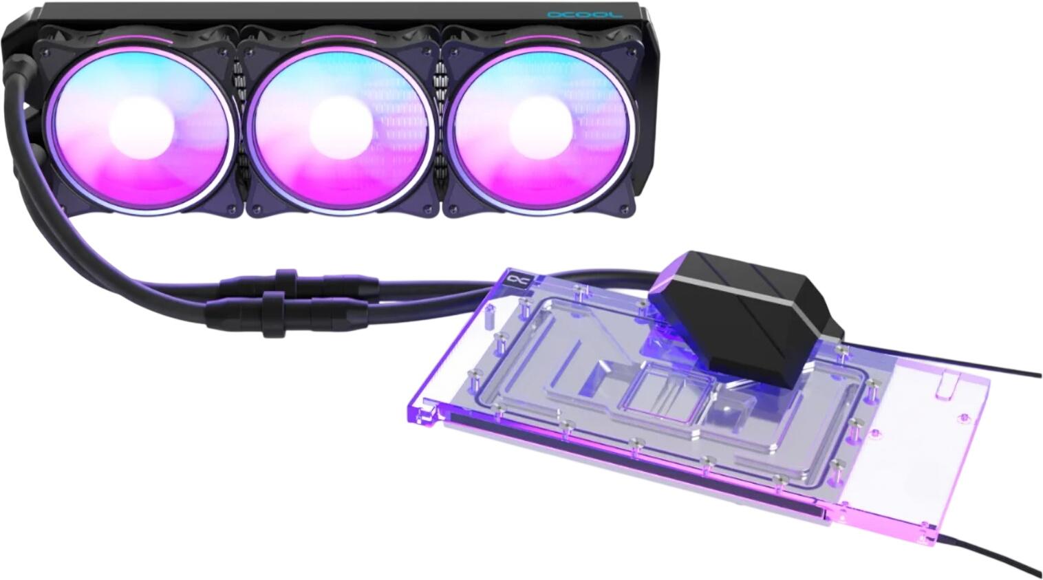 Alphacool Eiswolf 2 AiO 360 mm RTX 4080 Suprim mit Backplate (14488) Alphacool Eiswolf 2 AiO 360 mm RTX 4080 Suprim mit Backplate (14488)