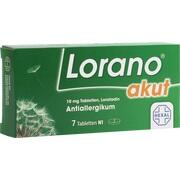 Hexal AG LORANO AKUT, 7 Tbl. (N1) akut