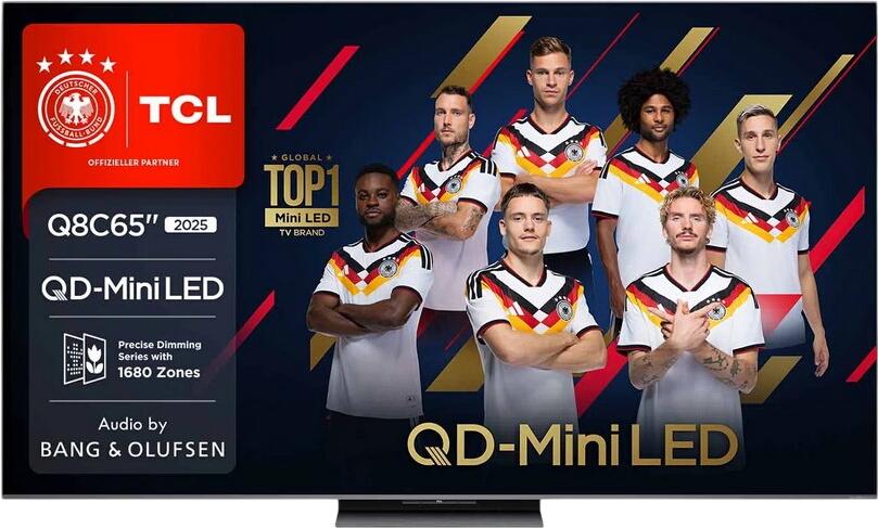 TCL 65" TV Q8C Premium QD-MiniLED 65Q8C