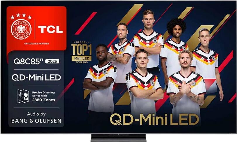 TCL 85" TV Q8C Premium QD-MiniLED 85Q8C TCL 85" TV Q8C Premium QD-MiniLED 85Q8C