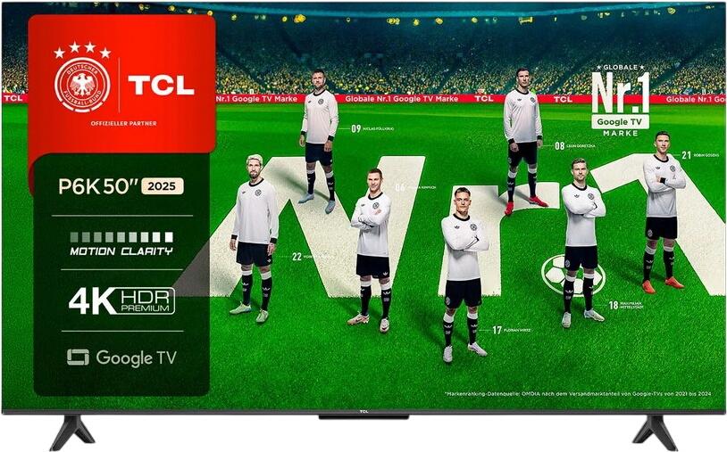 TCL 50" P6K 4K HDR TV 50P6K