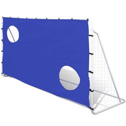 vidaXL Fußballtor mit Torwand 240 x 92 x 150 cm (90573)