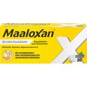 A. Nattermann & Cie. MAALOXAN 25MVAL, 50 Kautbl.