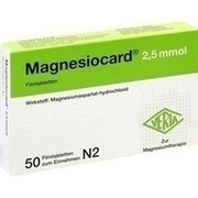 Verla-Pharm Arzneimittel MAGNESIOCARD 2.5MMOL, 50 Filmtbl. (N2)
