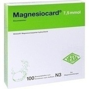 Verla-Pharm Arzneimittel MAGNESIOCARD 7.5 MMOL, 100 Brausetbl. (N3)