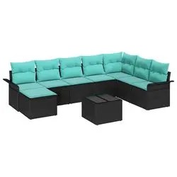vidaXL Garten-Sofa-Set mit Kissen (3354165)