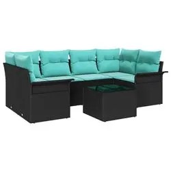vidaXL Gartensofa-set mit Kissen 7 pcs (3353935)
