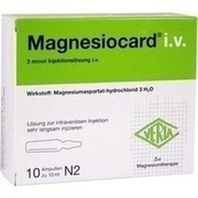Verla-Pharm Arzneimittel MAGNESIOCARD IV, 10 Amp. (N2) i.v.