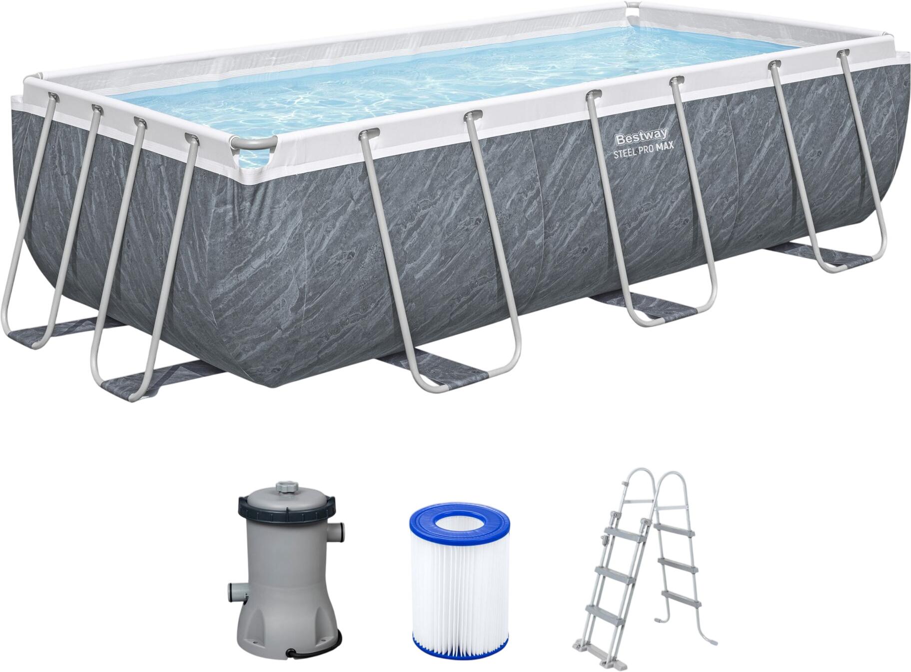 Bestway Steel Pro MAX Frame Pool 404 x 201 x 100 cm (56721_26) Bestway Steel Pro MAX Frame Pool 404 x 201 x 100 cm (56721_26)