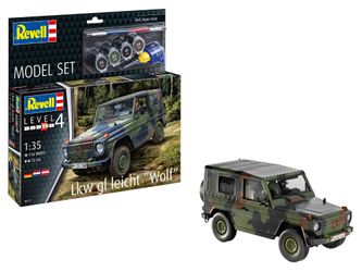 Revell Model Set Lkw gl leicht Wolf (63277)