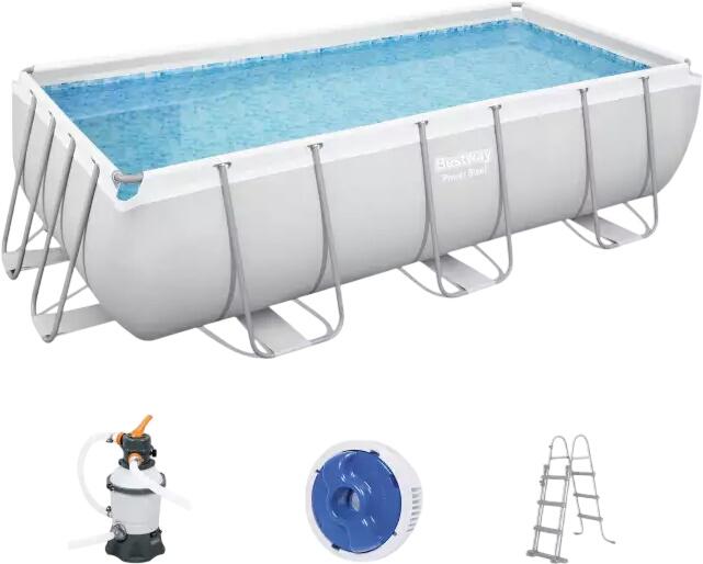 Bestway Power Steel Frame Pool Set 404 x 201 x 100 cm (56442_22) Bestway Power Steel Frame Pool Set 404 x 201 x 100 cm (56442_22)
