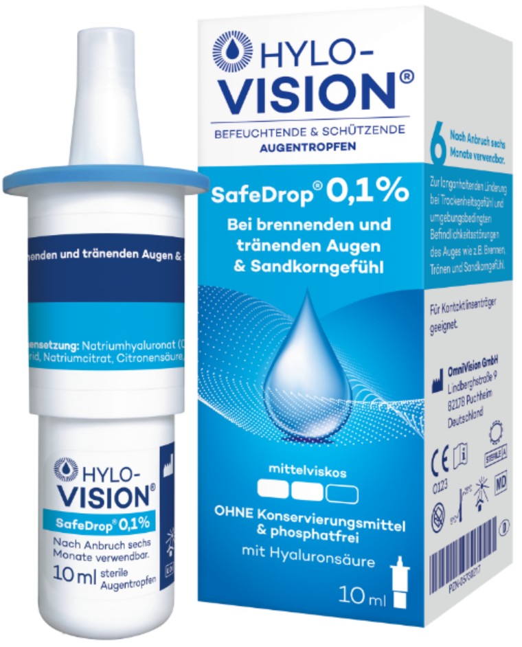 OmniVision HYLO-VISION SafeDrop 0,1 % 10 ml