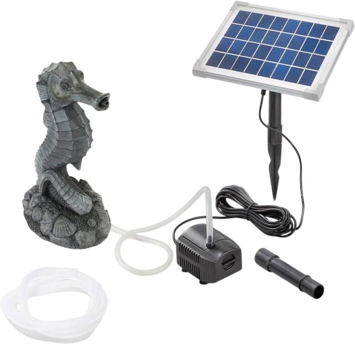Esotec Solar Wasserspeier-Set Seepferdchen Ida (101681)