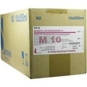 MANNITOL INFUSIONSLOE 10, 10 x 250 ml (N3) Glasfl. 10%