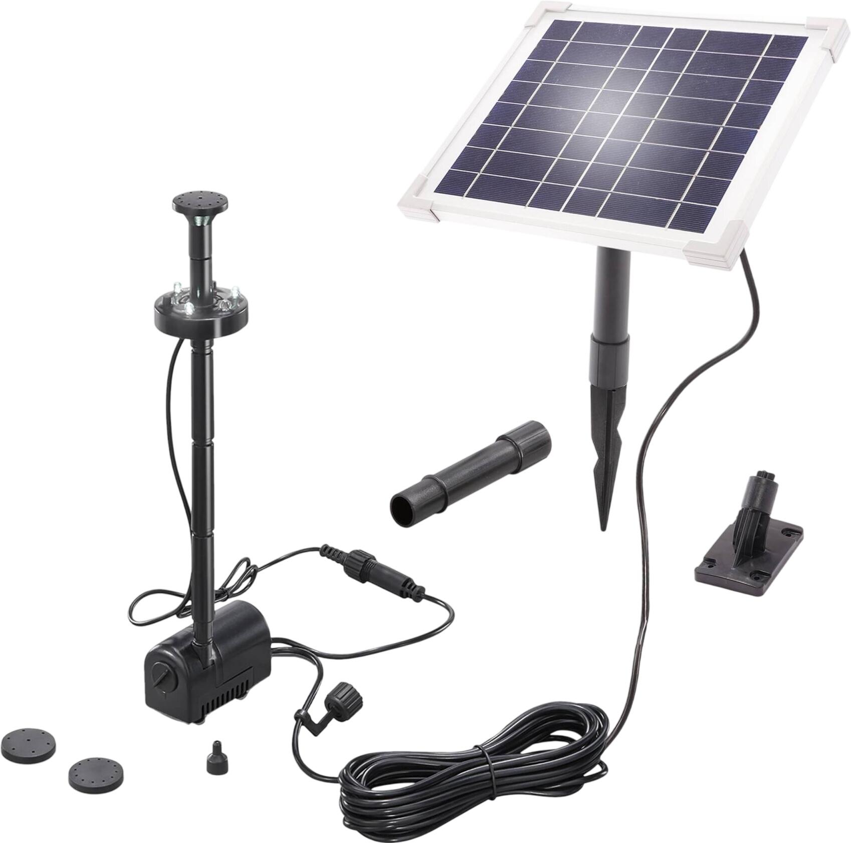 Esotec Solar Teichpumpenset 6/220 mit 1,5 Ah LiFePO4 Akkuspeicher (101932)