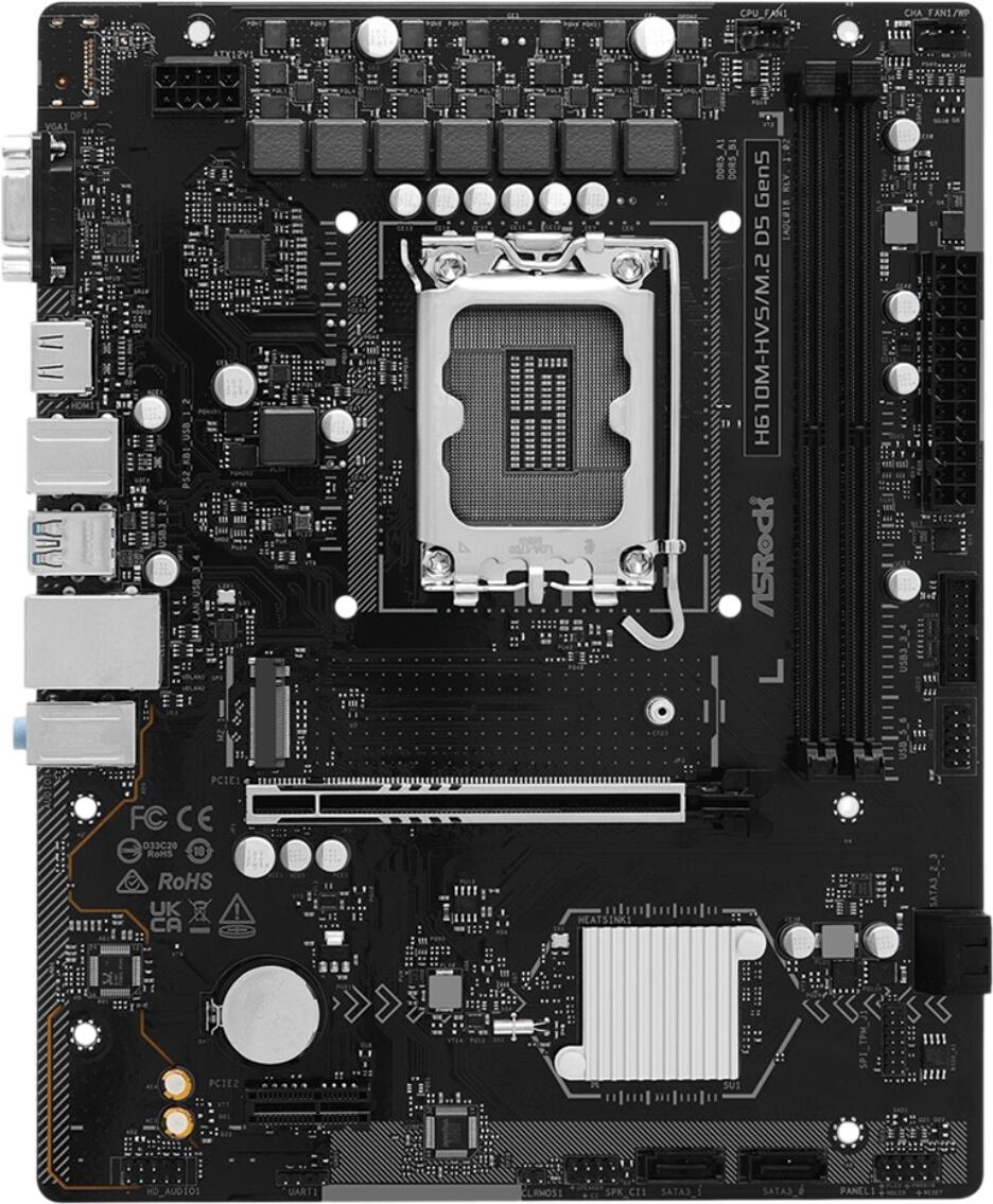 ASRock H610M-HVS/M.2 D5 Gen5