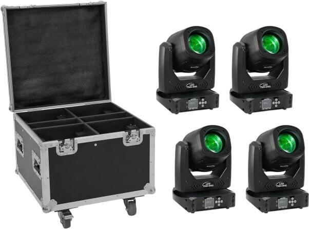 Eurolite Set 4x LED TMH-B90 + Case und Rollen (20000931)