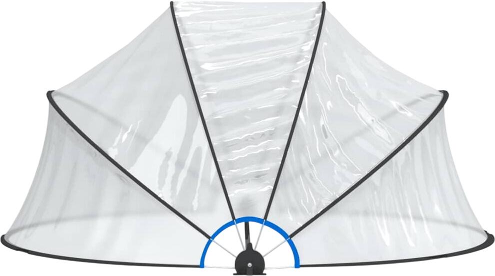 vidaXL Pool-Kuppel Rund PVC 315 x 158 cm (93812)