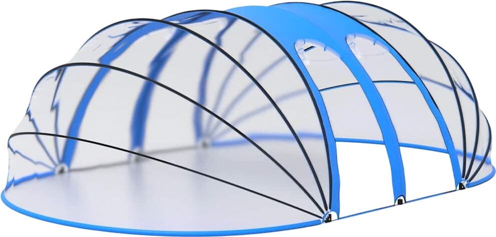 vidaXL Pool-Kuppel Oval 620 x 410 x 210 cm (92796)