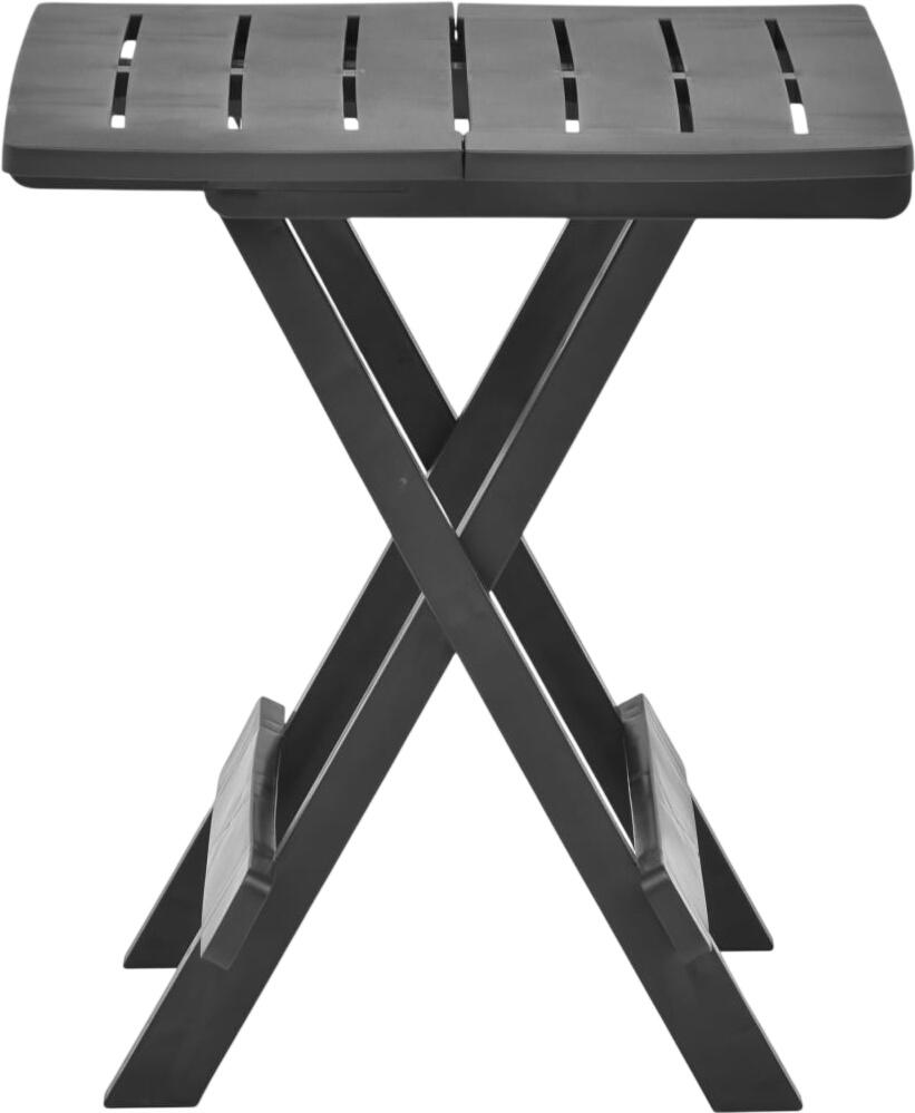 vidaXL Gartentisch Kunststoff Klappbar 45 x 43 x 50 cm (48810)