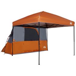 vidaXL Camping-Zelt-Set mit Dach 2 pcs Orange Taffeta und Stoff (3337177) vidaXL Camping-Zelt-Set mit Dach 2 pcs Orange Taffeta und Stoff (3337177)