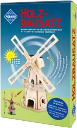 Pebaro Solar Holzbausatz Windmühle Pebaro Solar Holzbausatz Windmühle